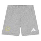 Younger Boys Black & Grey Smiley Logo Shorts Set, 1, hi-res