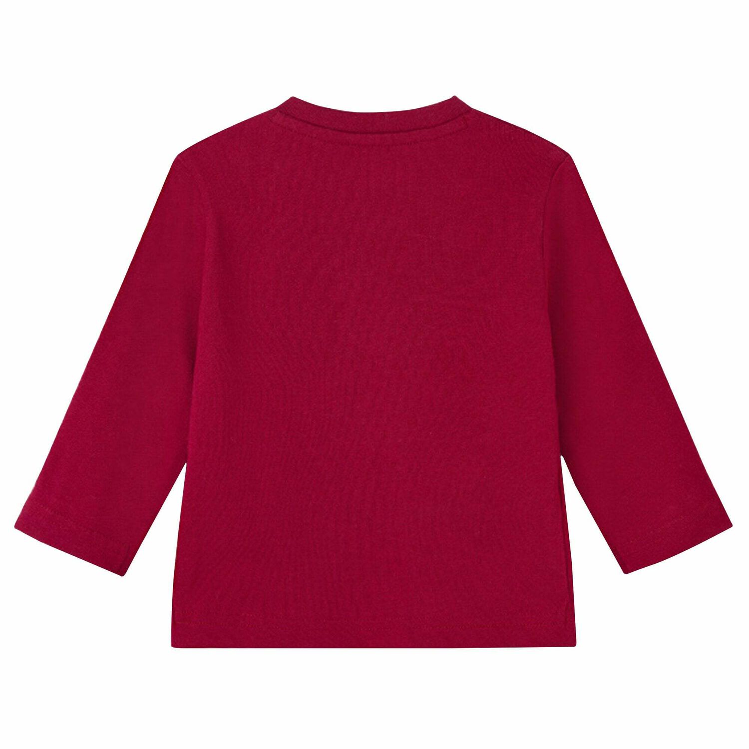 Younger Boys Red Fox Long Sleeve Top, 1, hi-res