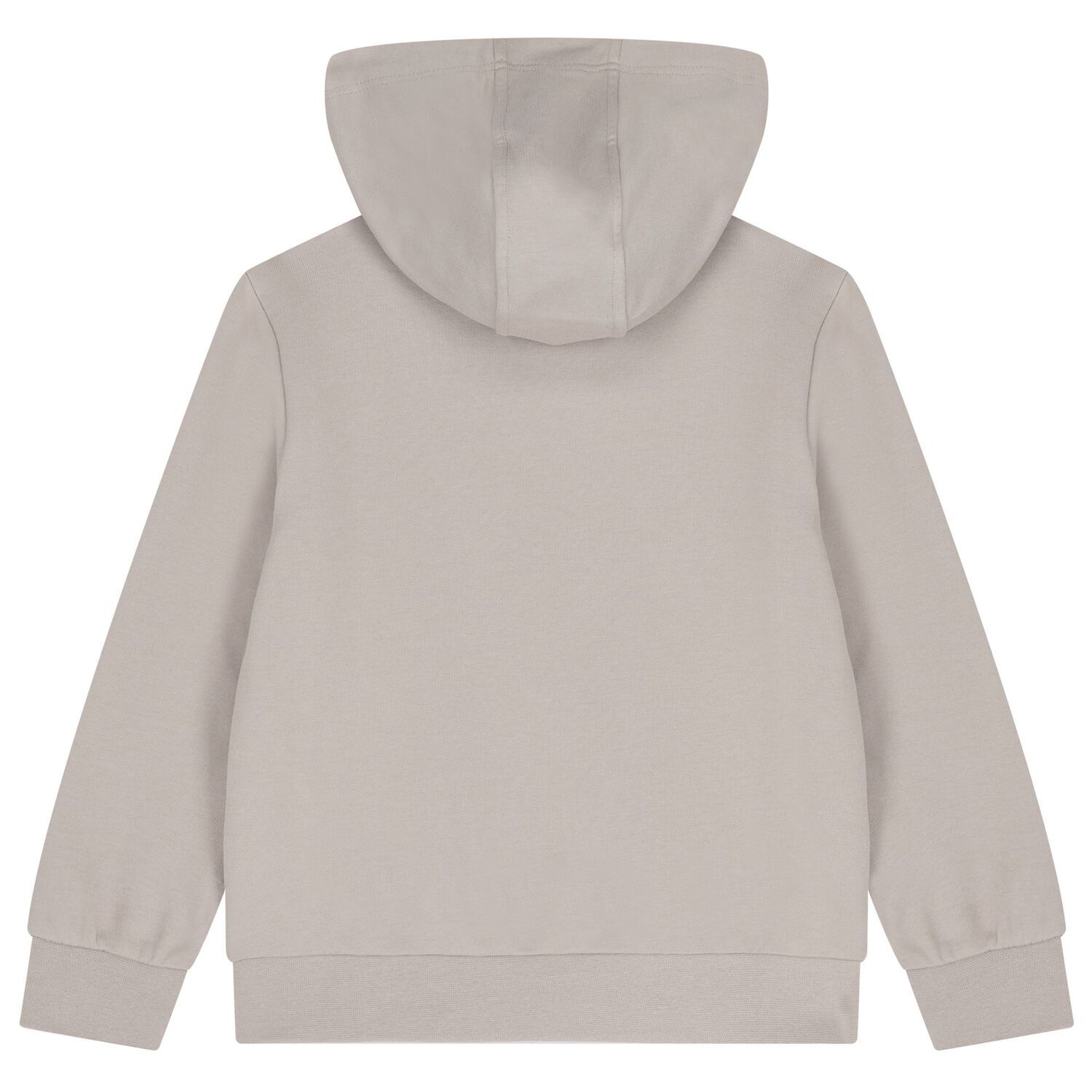 Boys Beige Logo Hooded Top, 3, hi-res