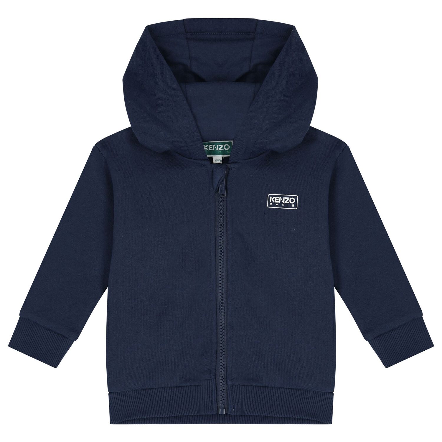 Younger Boys Navy Blue Logo Tracksuit, 1, hi-res image number null