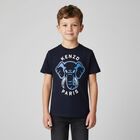 Boys Navy Blue Elephant Logo T-Shirt, 2, hi-res