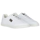 White Logo Trainers, 1, hi-res