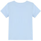 Girls Blue Logo T-Shirt, 2, hi-res