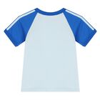 Younger Blue Logo Shorts Set, 1, hi-res