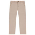 Boys Beige Trousers, 1, hi-res