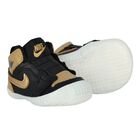 Black & Gold Air Jordan 1 Crib Bootie, 1, hi-res