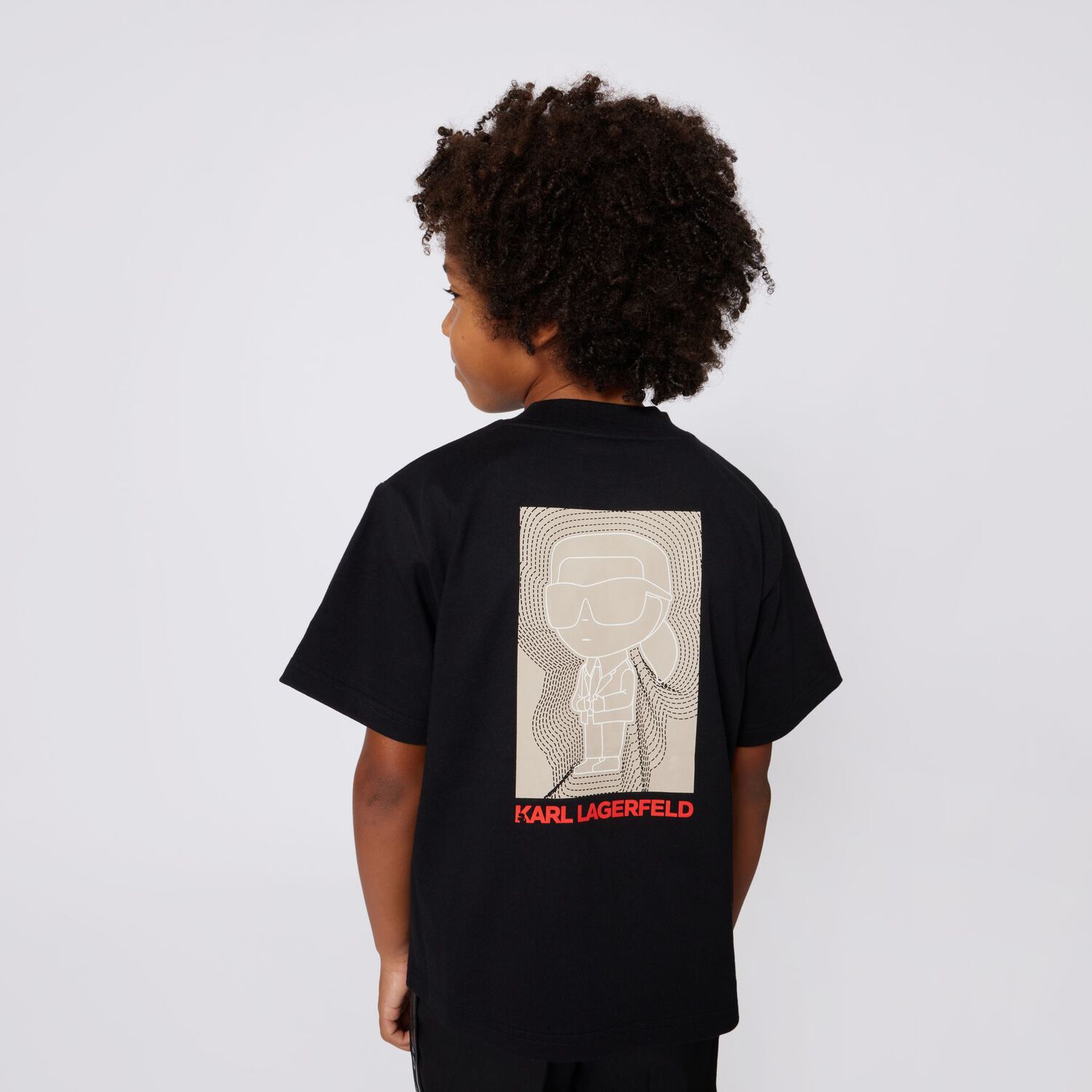 Boys Black Ikonik Logo T-Shirt, 1, hi-res