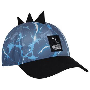 Boys Blue & Black Logo Caps