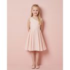 Girls Pink One Shoulder Dress, 2, hi-res
