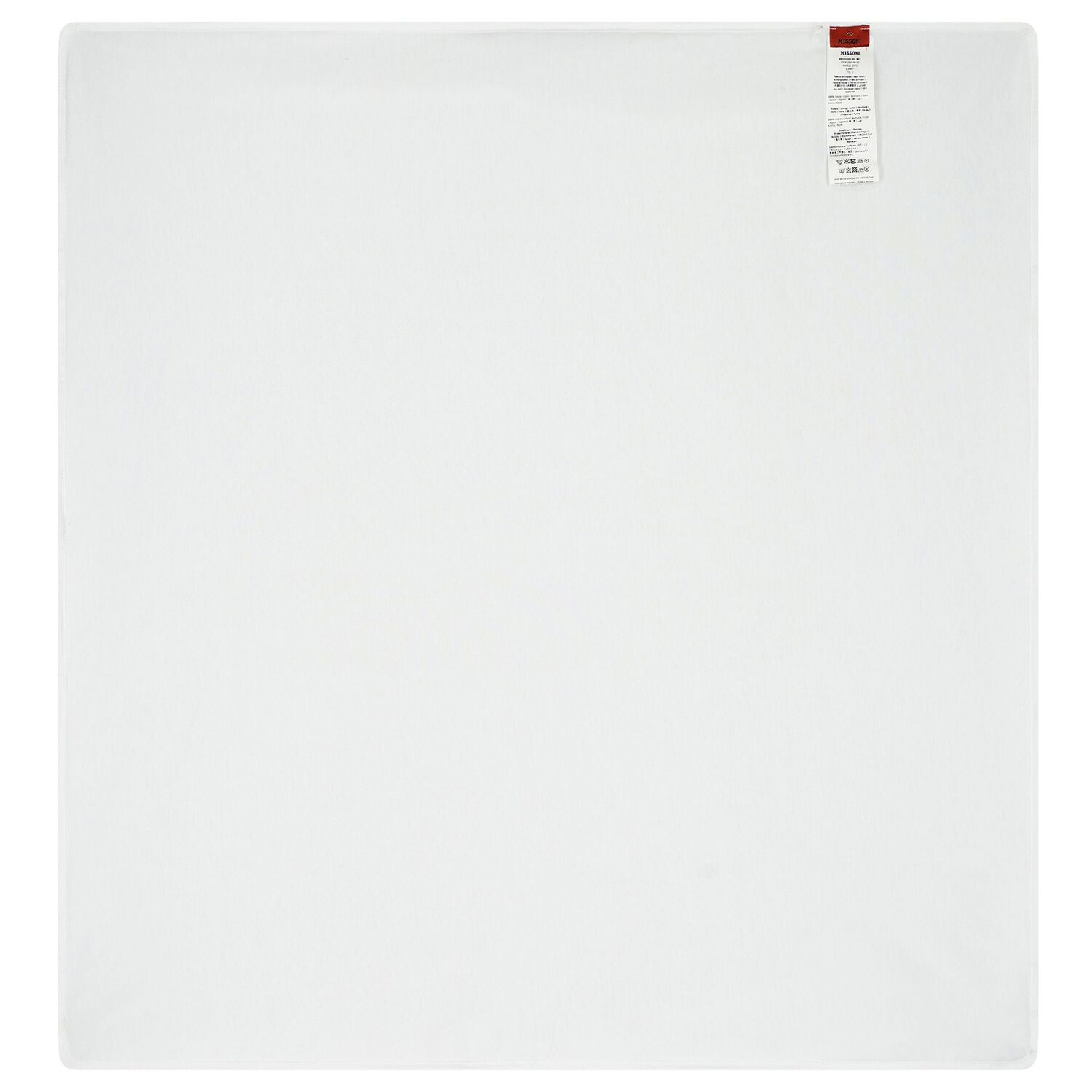 Baby Boys Blue & White Zig Zag Logo Blanket, 1, hi-res