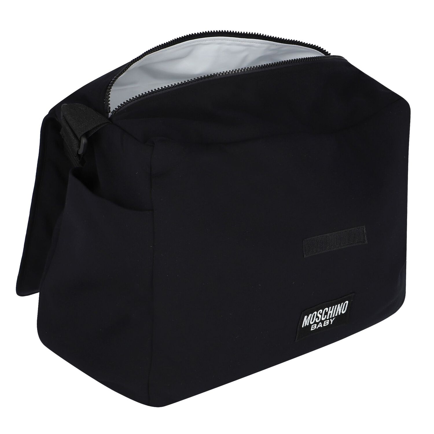 Black Teddy Bear Logo Baby Changing Bag, 2, hi-res image number null