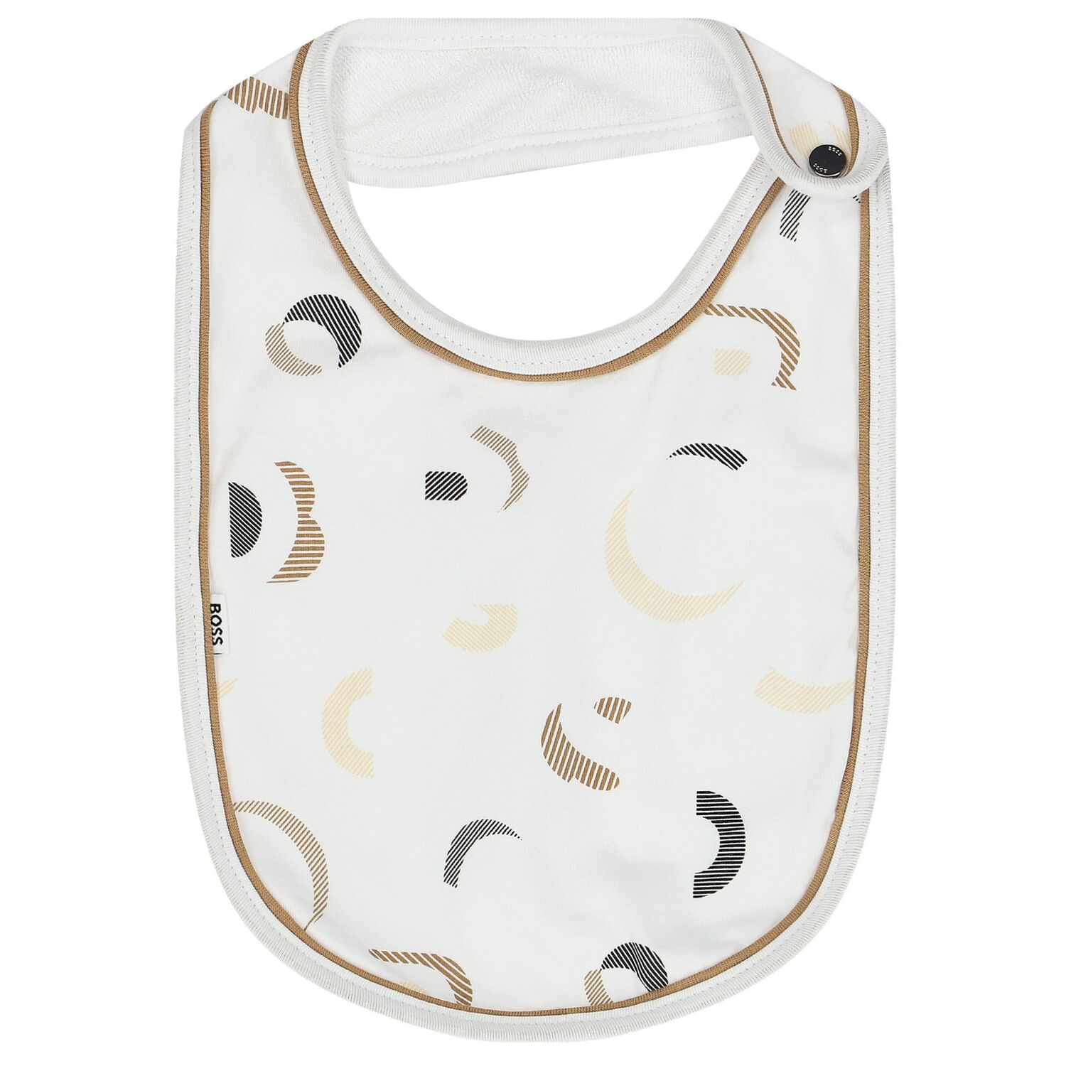 White & Beige Logo Bibs ( 3-Pack ), 1, hi-res image number null