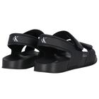 Black Logo Sandals, 1, hi-res