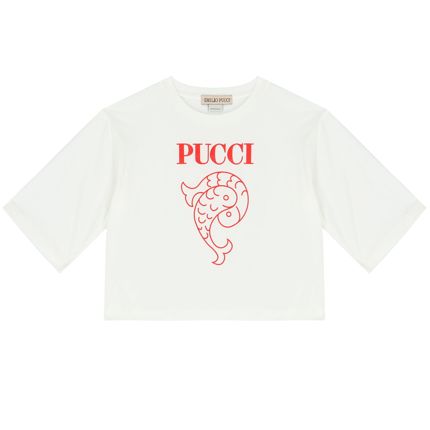 Girls Ivory Logo T-Shirt, 1, hi-res