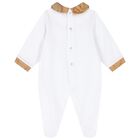 White & Beige Geo Map Babygrow Gift Set, 1, hi-res