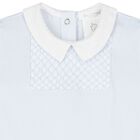 Baby Boys Blue Romper, 1, hi-res