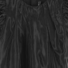 Girls Black Embellished Organza Dress, 1, hi-res