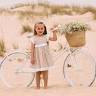 Girls Pink & White Floral Dress, 1, hi-res