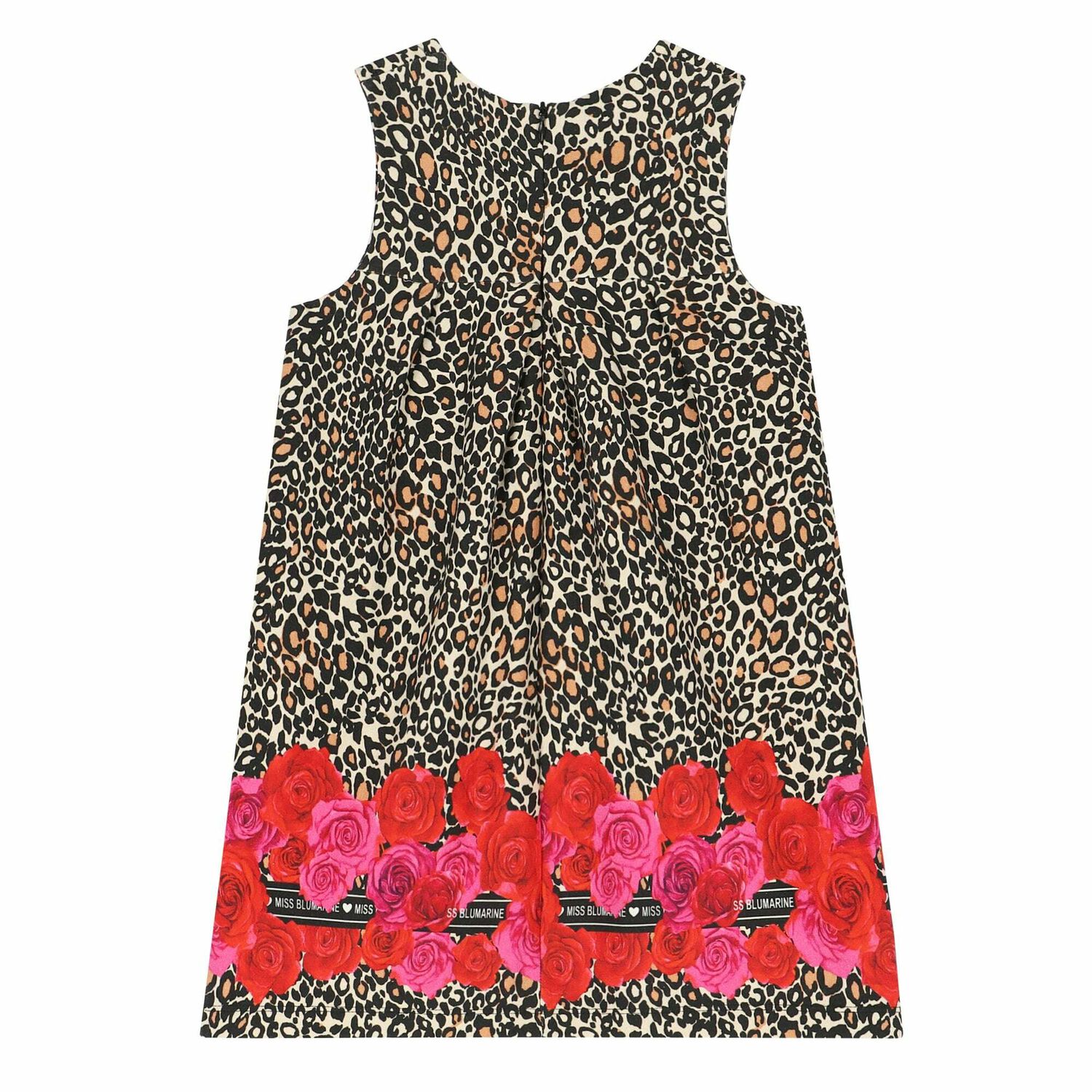 Girls Printed Sleeveless Dress, 1, hi-res