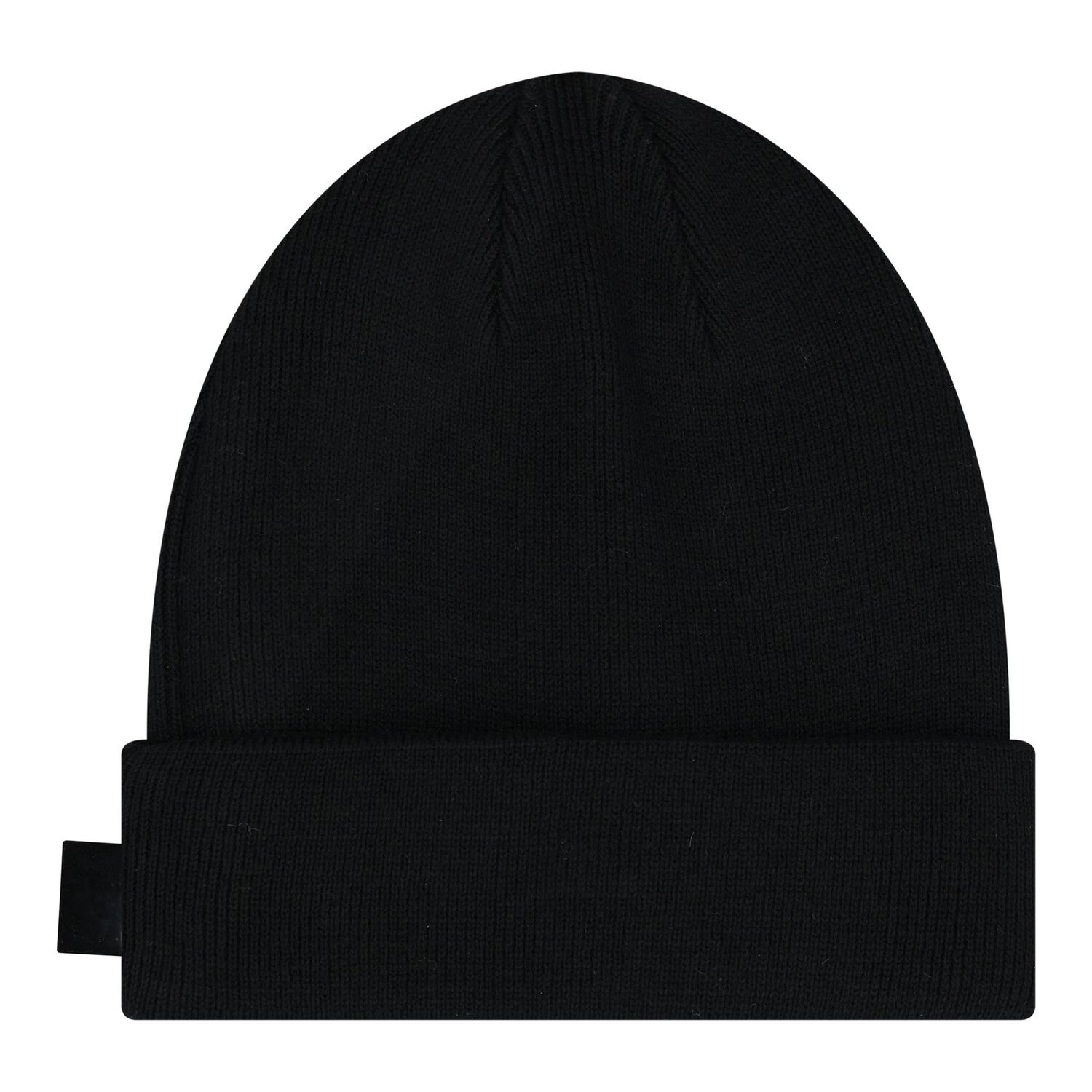 Girls Black Logo Beanie Hat, 1, hi-res image number null