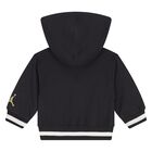 Baby Boys White & Black Jordan Logo Tracksuit Set (3 Piece), 1, hi-res