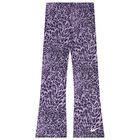 Girls Purple Logo Leggings Set, 1, hi-res