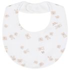 White & Beige Teddy Bear Babygrow Gift Set, 1, hi-res