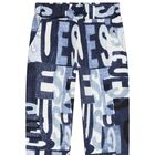 Boys Blue Logo Joggers, 2, hi-res