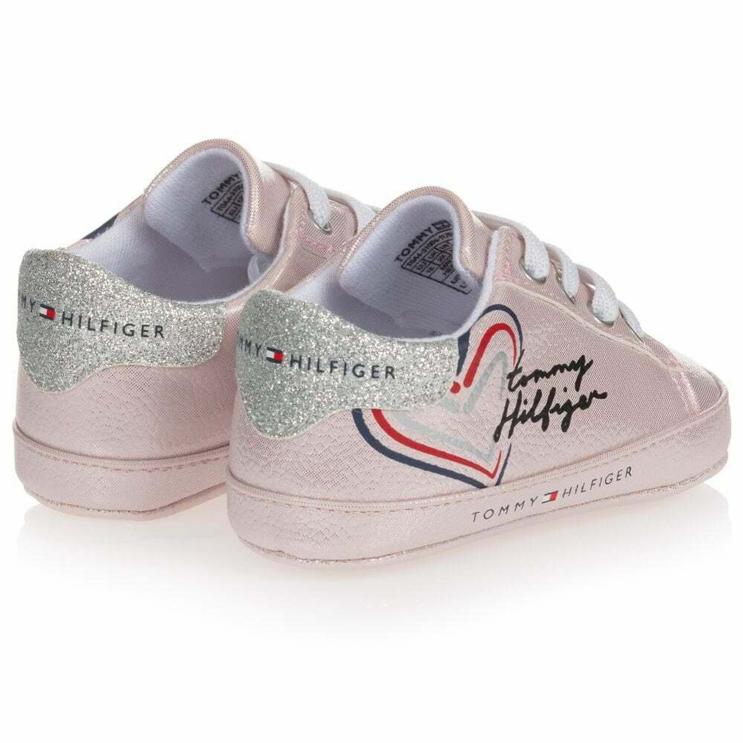 Tommy Hilfiger Baby Girls Pink Pre Walker Shoes image number null