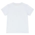 Boys White Logo T-Shirt, 1, hi-res
