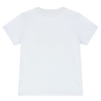 Boys White Logo T-Shirt