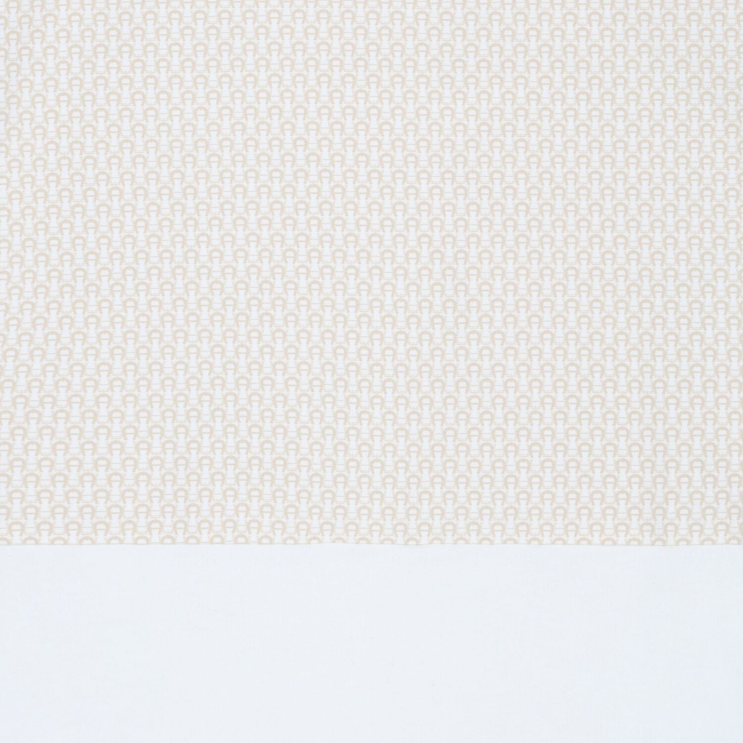 White & Beige Teddy Bear Logo Baby Blanket, 1, hi-res