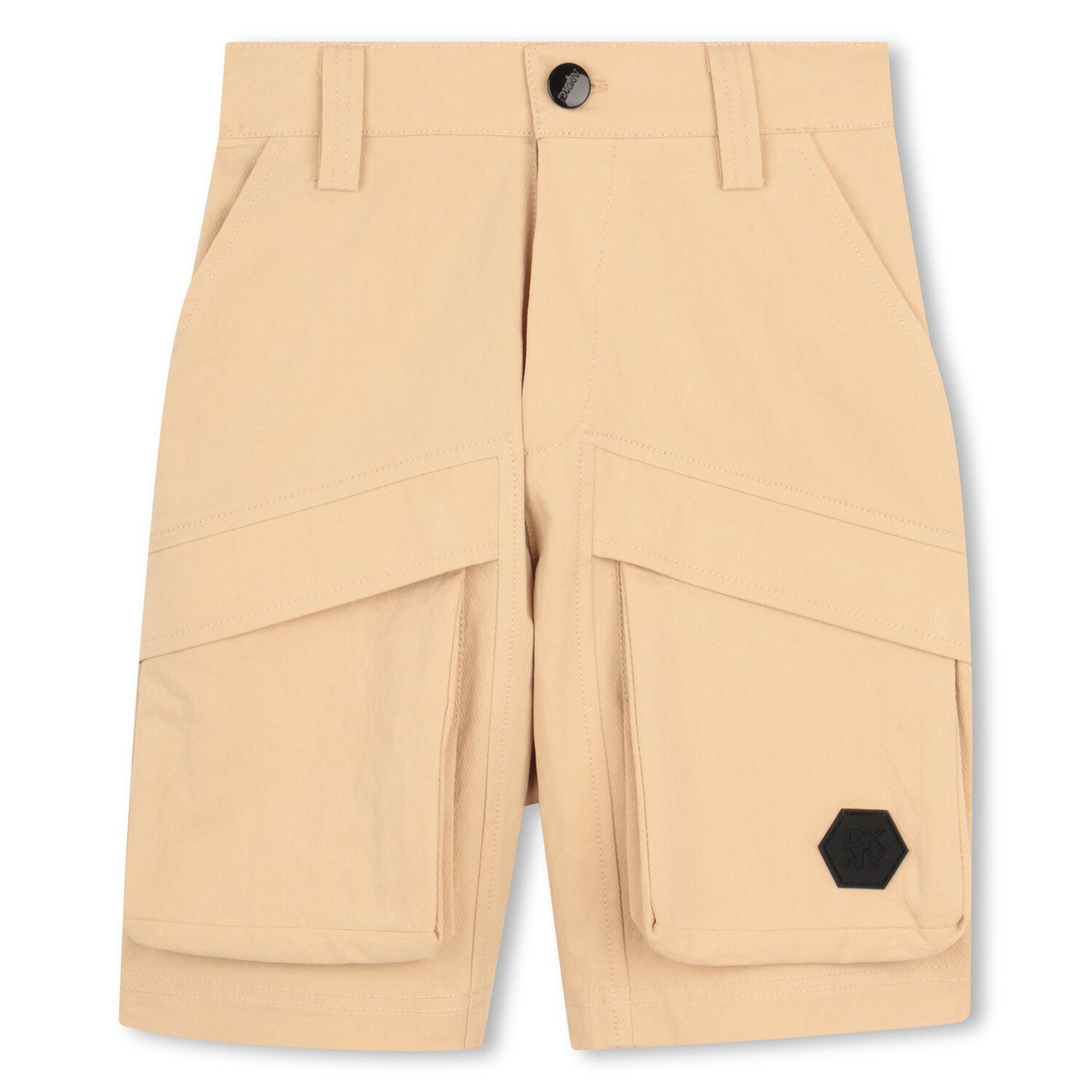 Beige Cargo Shorts, 1, hi-res