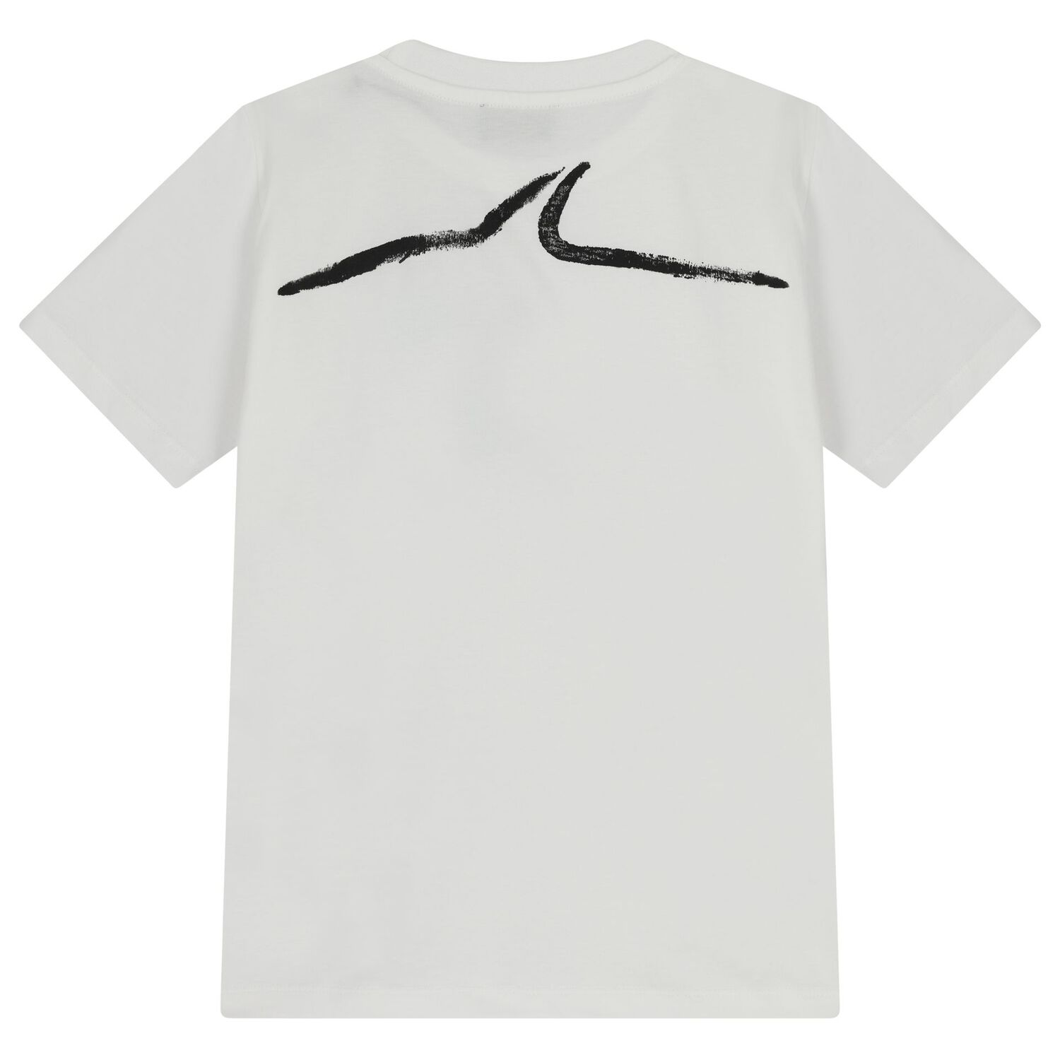 Boys White Logo T-Shirt, 1, hi-res