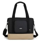 Black & Beige Logo Changing Bag ( 39CM ), 1, hi-res