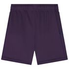 Boys Purple Mbappé Logo Shorts, 1, hi-res