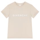 Beige Logo T-Shirt, 3, hi-res