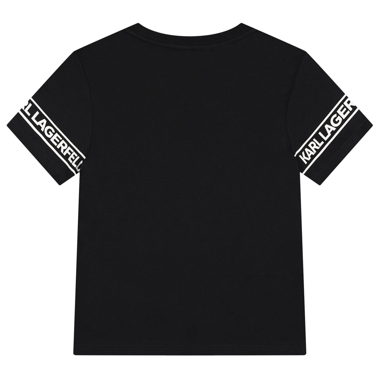 Boys Mini Me Black Logo T-Shirt, 2, hi-res