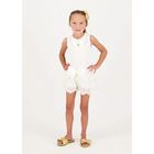 Girls White Bow Top, 1, hi-res