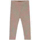 Younger Girls Red & Beige Leggings Set, 1, hi-res