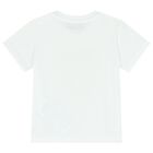 White Teddy Bear Logo Shorts Set, 2, hi-res