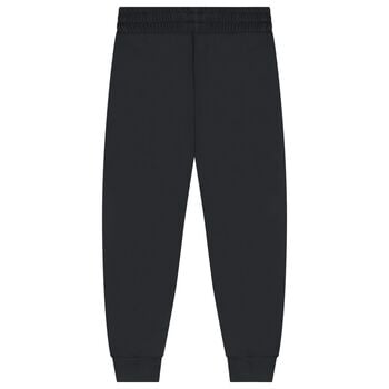 Boys Black Logo Joggers