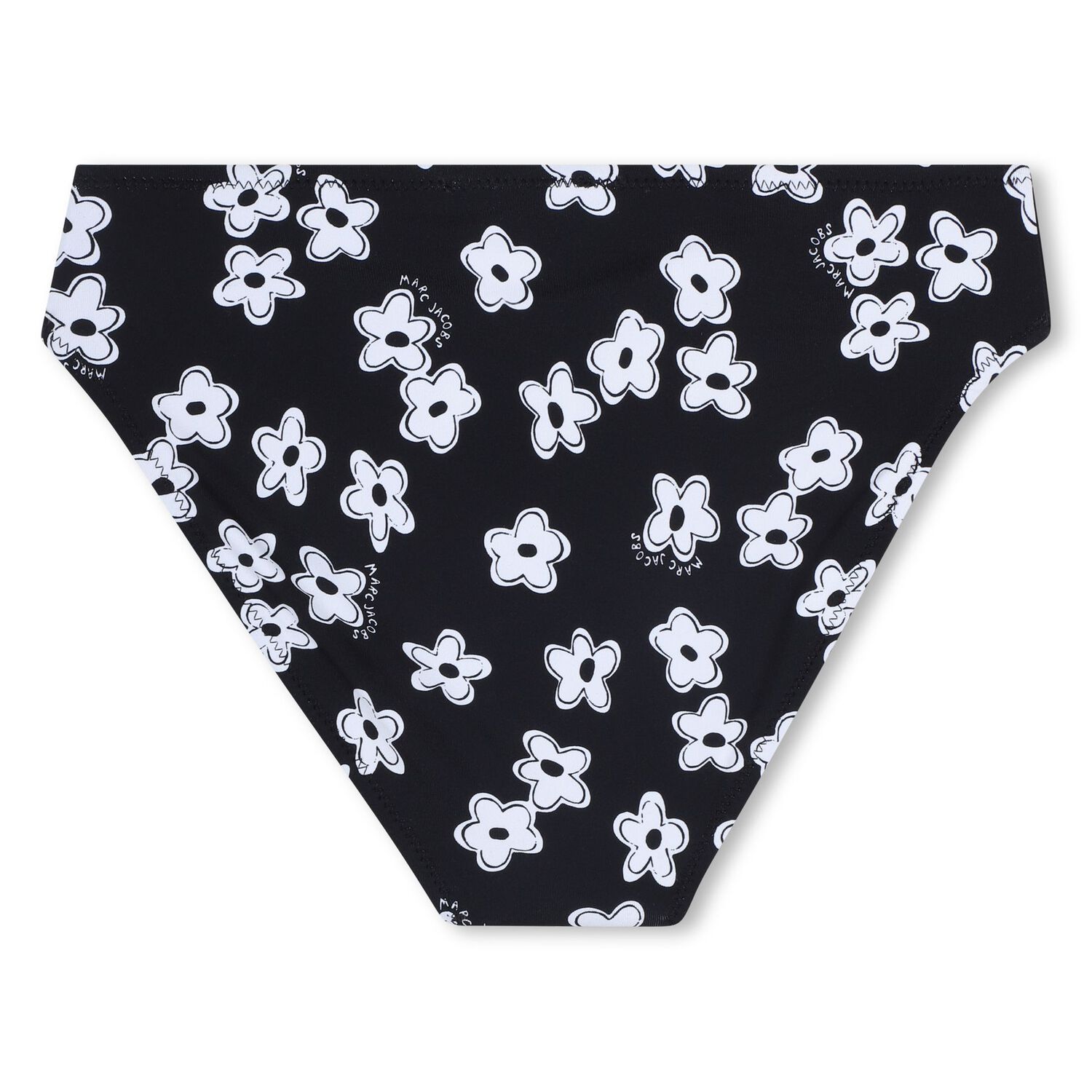 Girls Black Flower Bikini, 1, hi-res