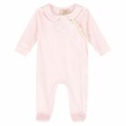Baby Girls Pink Velour , 2, hi-res