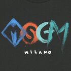 Boys Black Logo T-Shirt, 2, hi-res