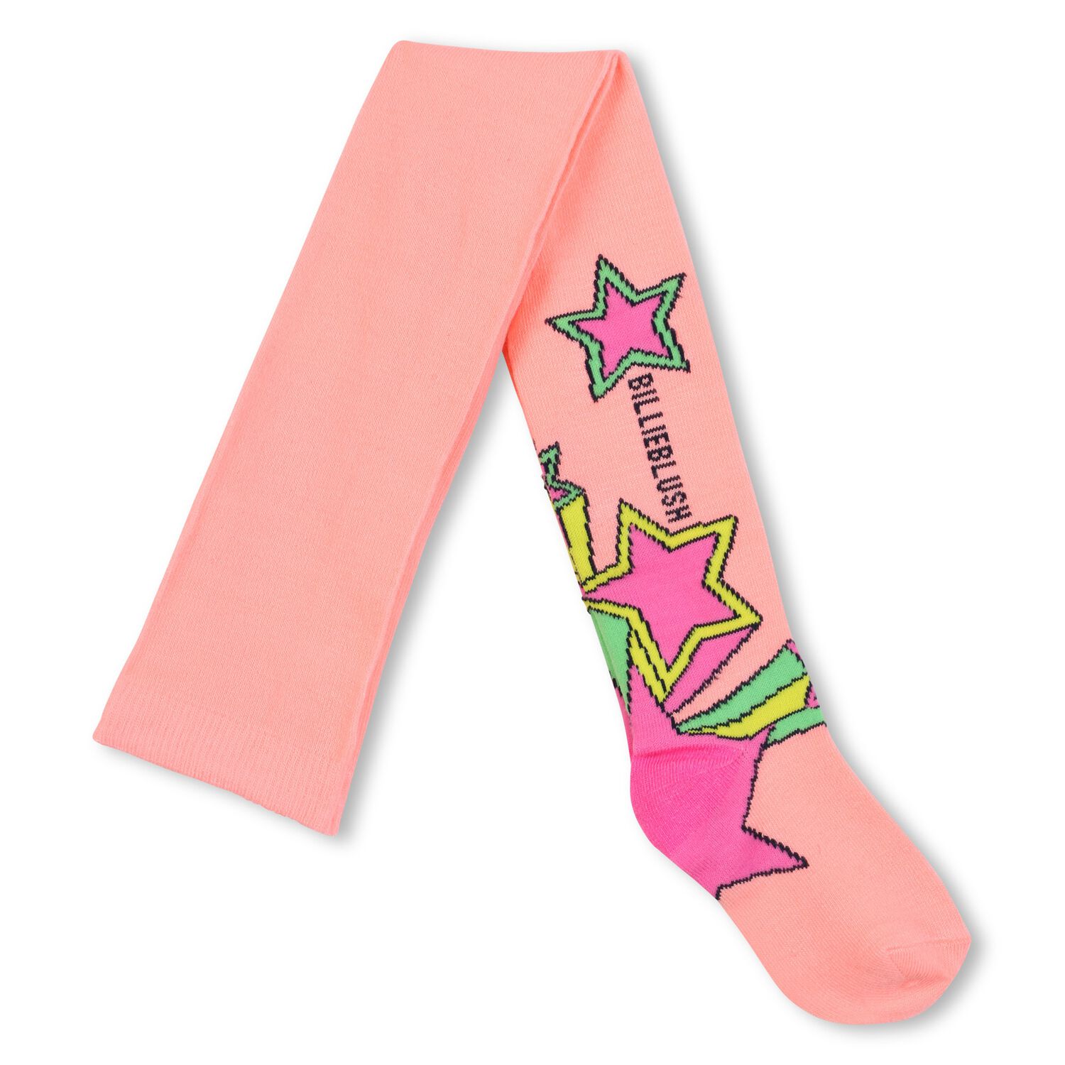 Girls Pink Star Tights, 1, hi-res image number null