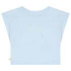 Girls Blue Logo T-Shirt, 1, hi-res