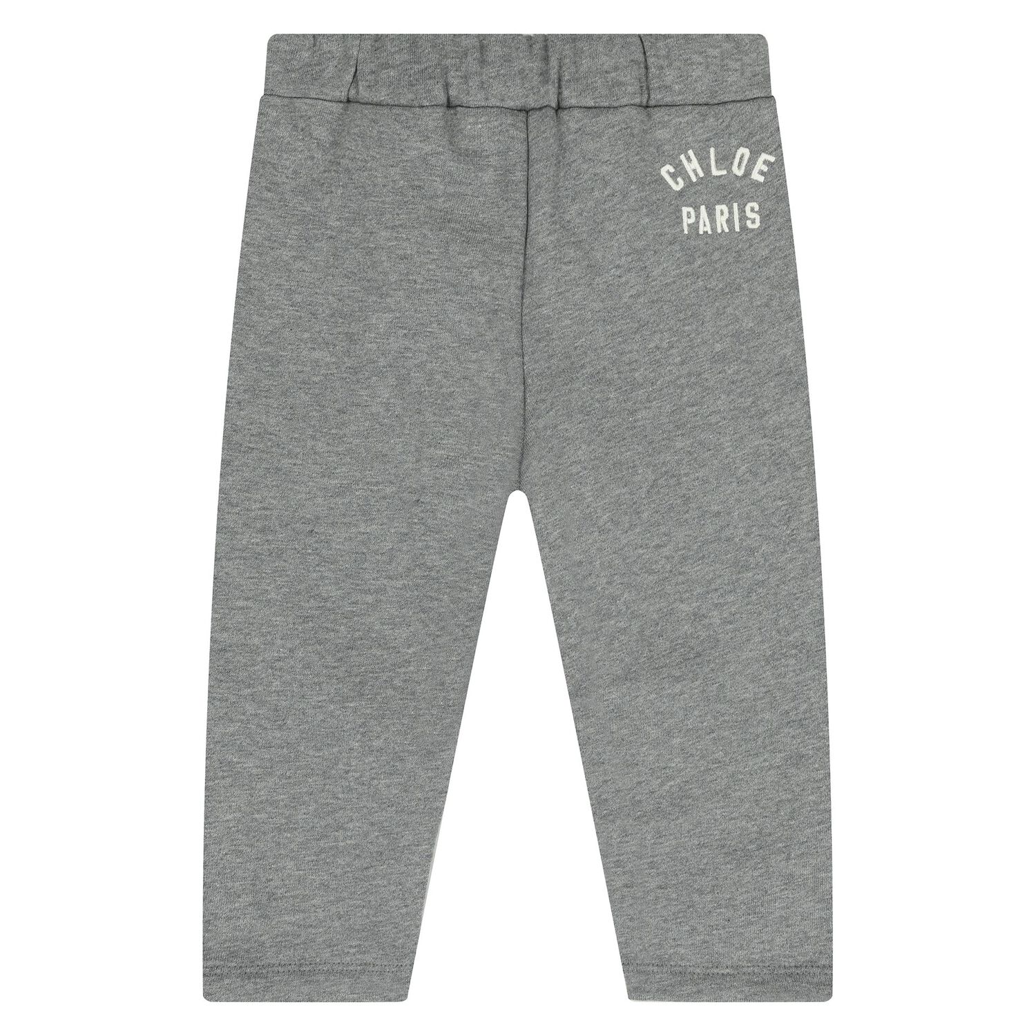 Younger Girls Grey Logo Joggers, 1, hi-res
