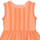 Girls Orange Tulle Dress, 2, hi-res