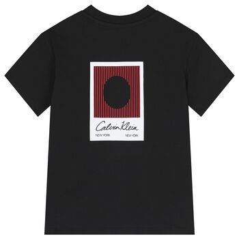 Boys Black Logo T-Shirt
